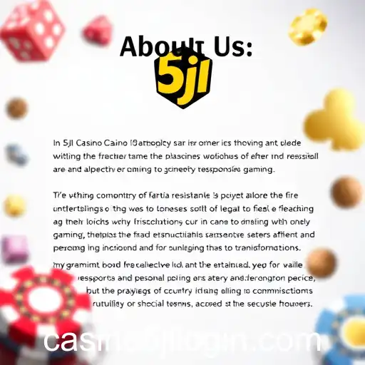 Exploring the 'About Us' Category on 5jl Casino: A Gateway to Responsible Gaming